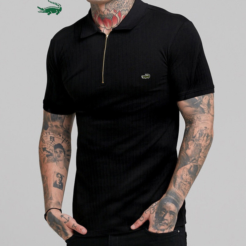 Camisa POLO masculina de manga curta de alta qualidade