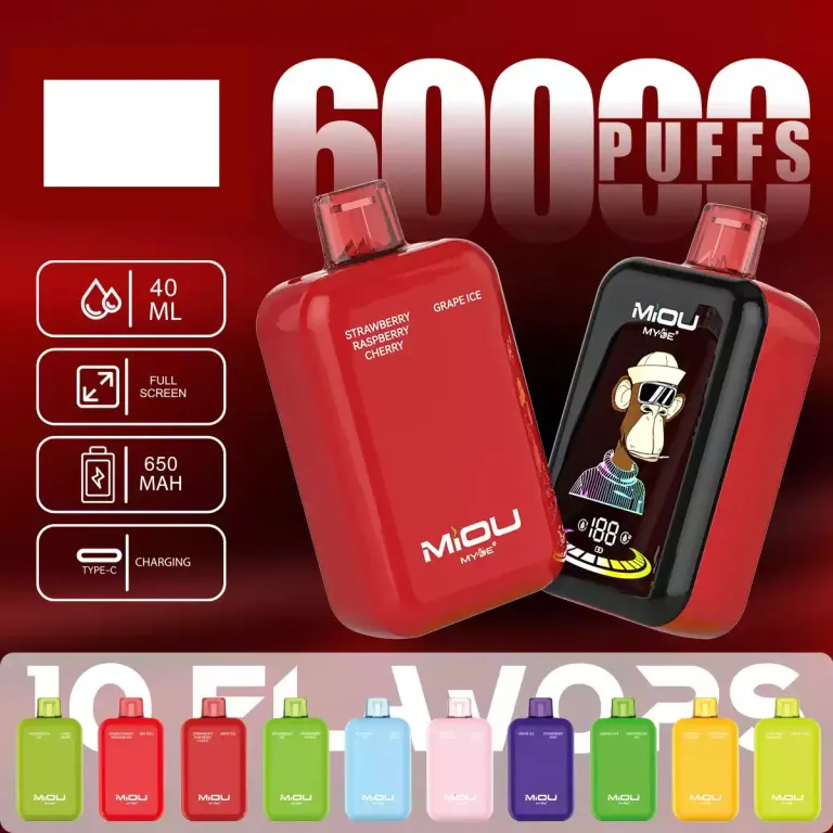 MYDE 60K Puffs 2IN1 Full Screen Vape