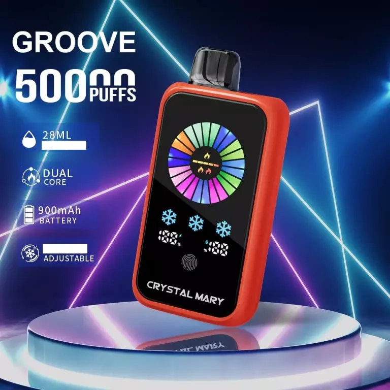 CRYSTAL MARY Groove 50000 Puffs Disposable Vape Sour mango pineapple