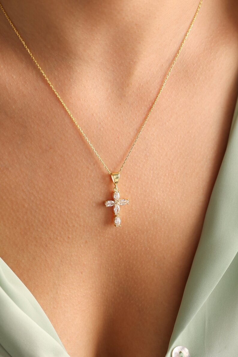 Sterling Silver Cross Necklace