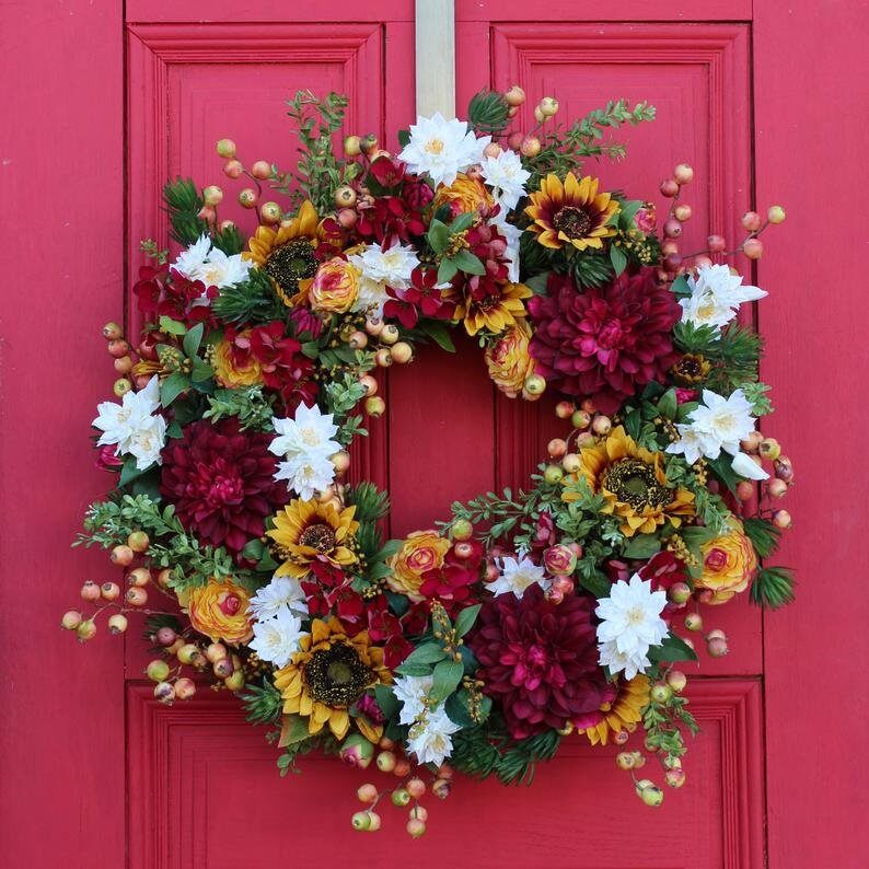 Košík na muškáty Věnce