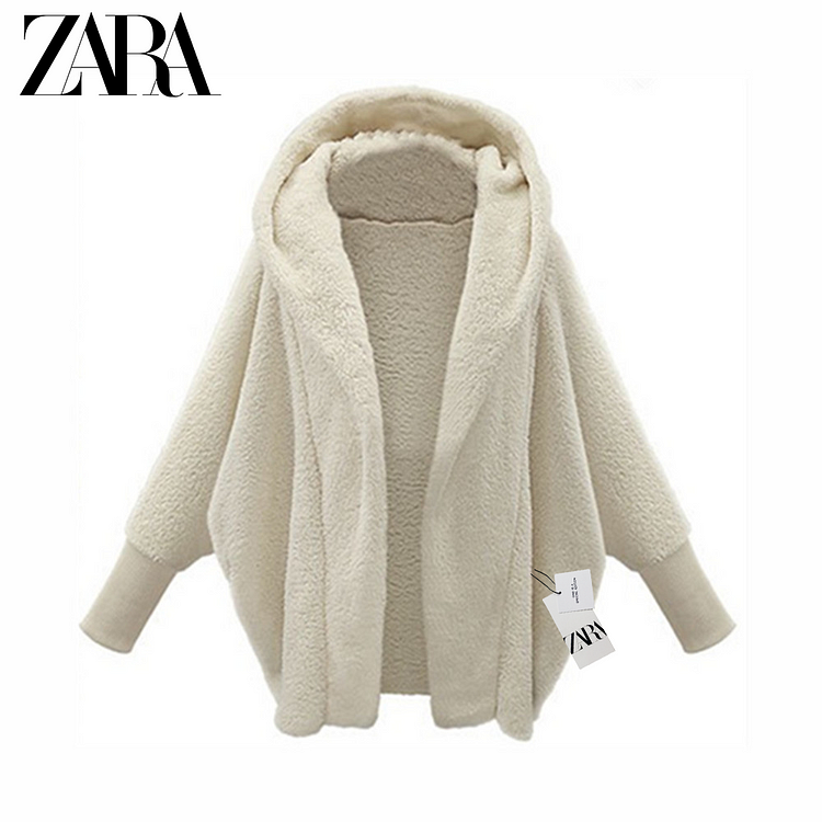 ZARA - Női sherpa kabát