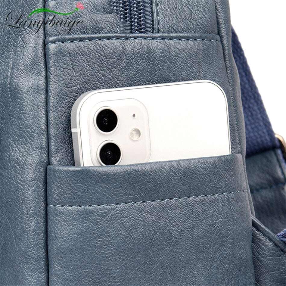 MOCHILA DE COURO FEMININA - JASMIM