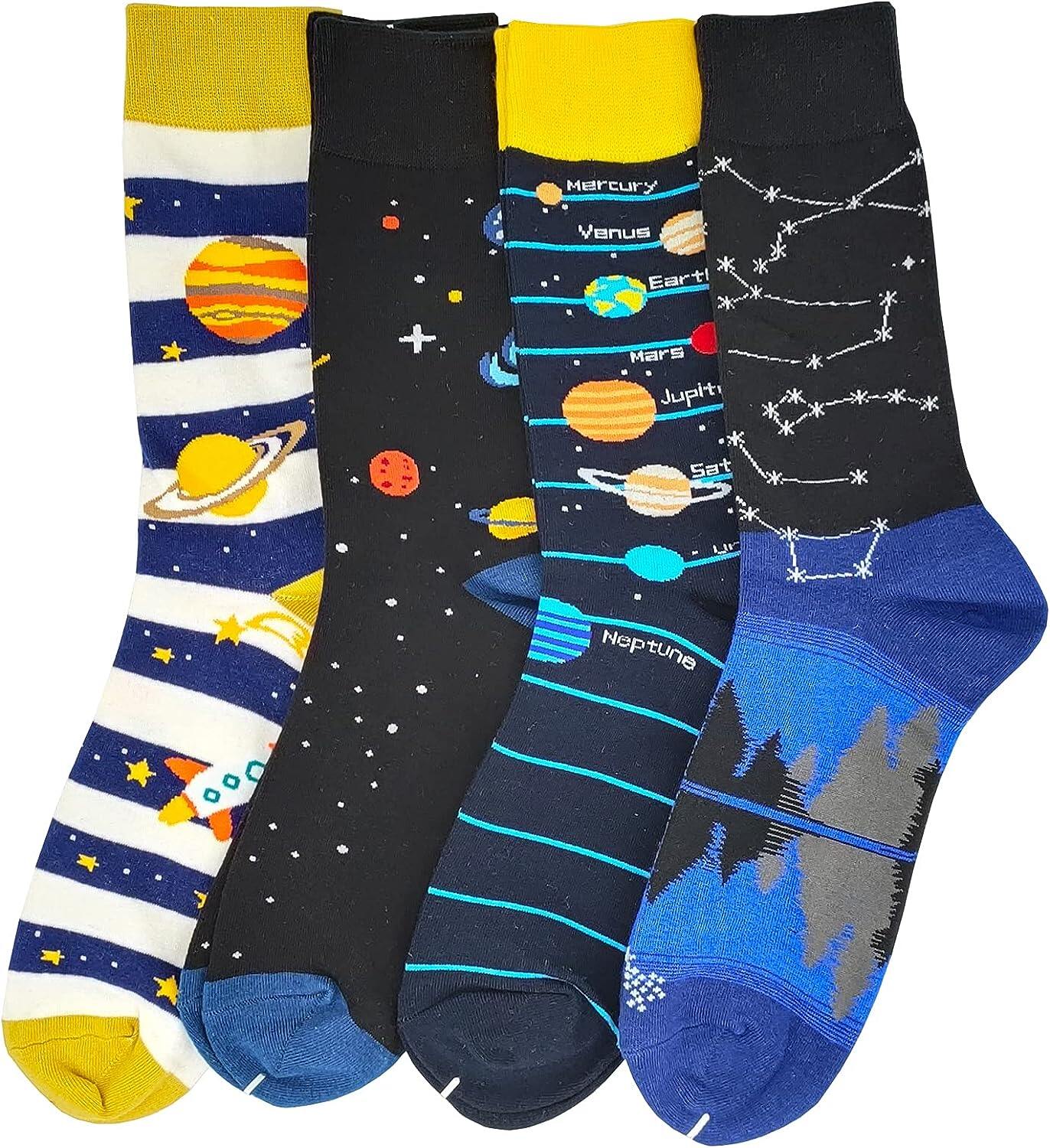 Meias coloridas divertidas