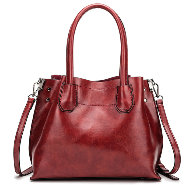 Bolsa de ombro feminina elegante de alta capacidade