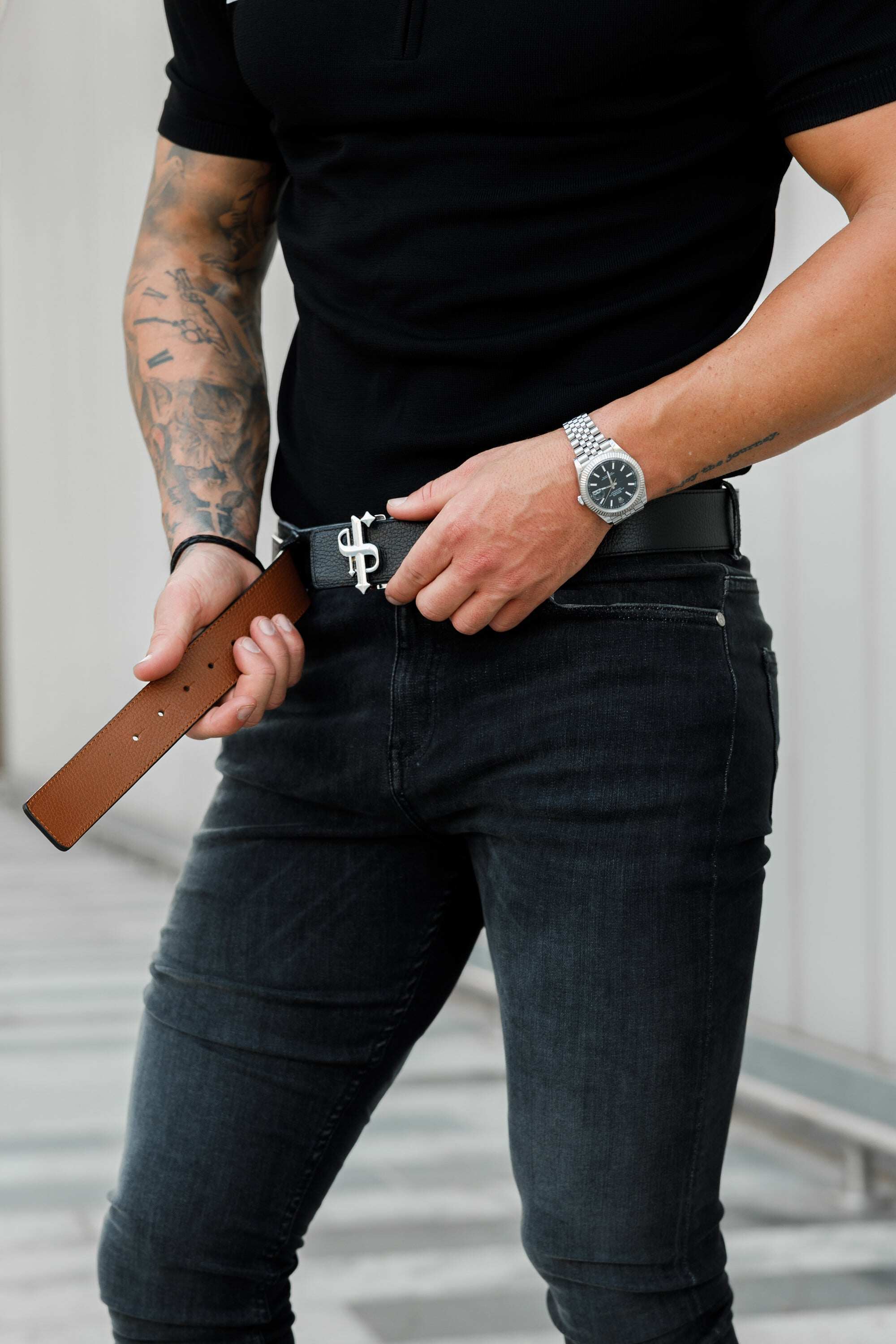 Ultra Stretch Black Slim Jeans - FSJEAN003