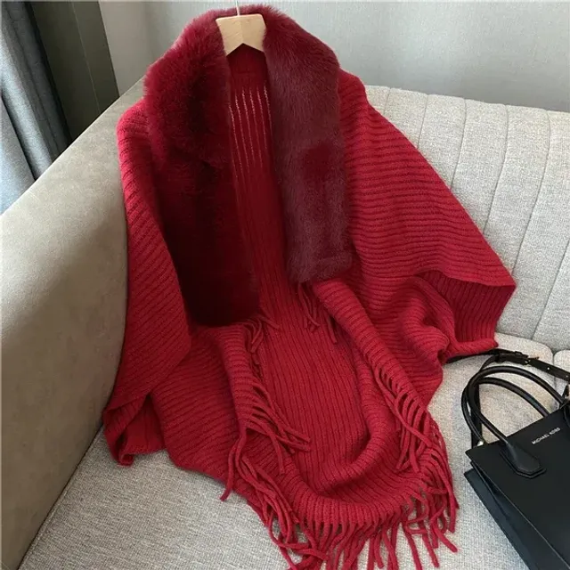(💗Oferta especial - 49% de desconto) - Xaile solto de malha grossa para mulher