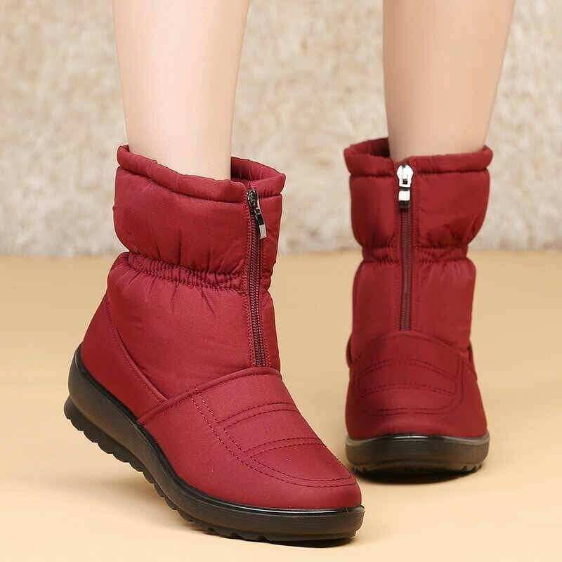 🔥Promoção de inverno com 49% de desconto💥Botas impermeáveis para mulher para neve