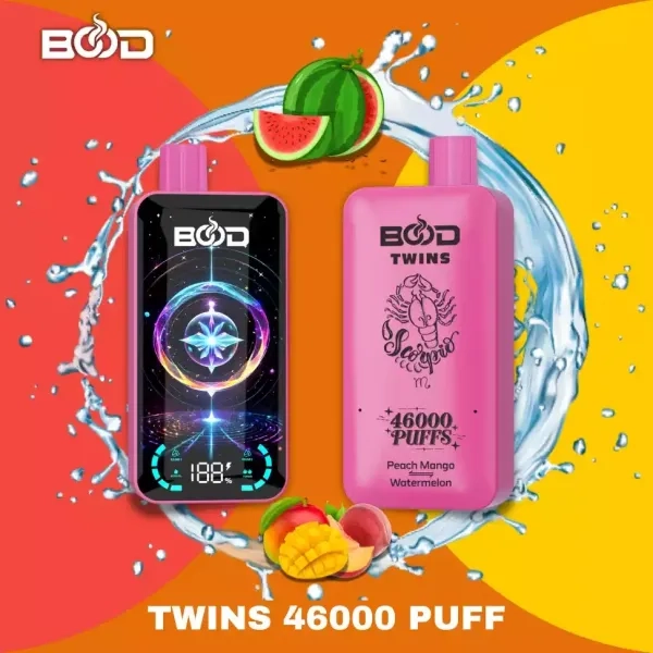BOOD TWINS 46000 Puffs disposable vapes Grape & Mixed Berries_2