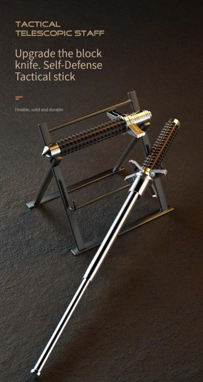 🏕️Ferramenta de segurança multifuncional para caminhadas🔦