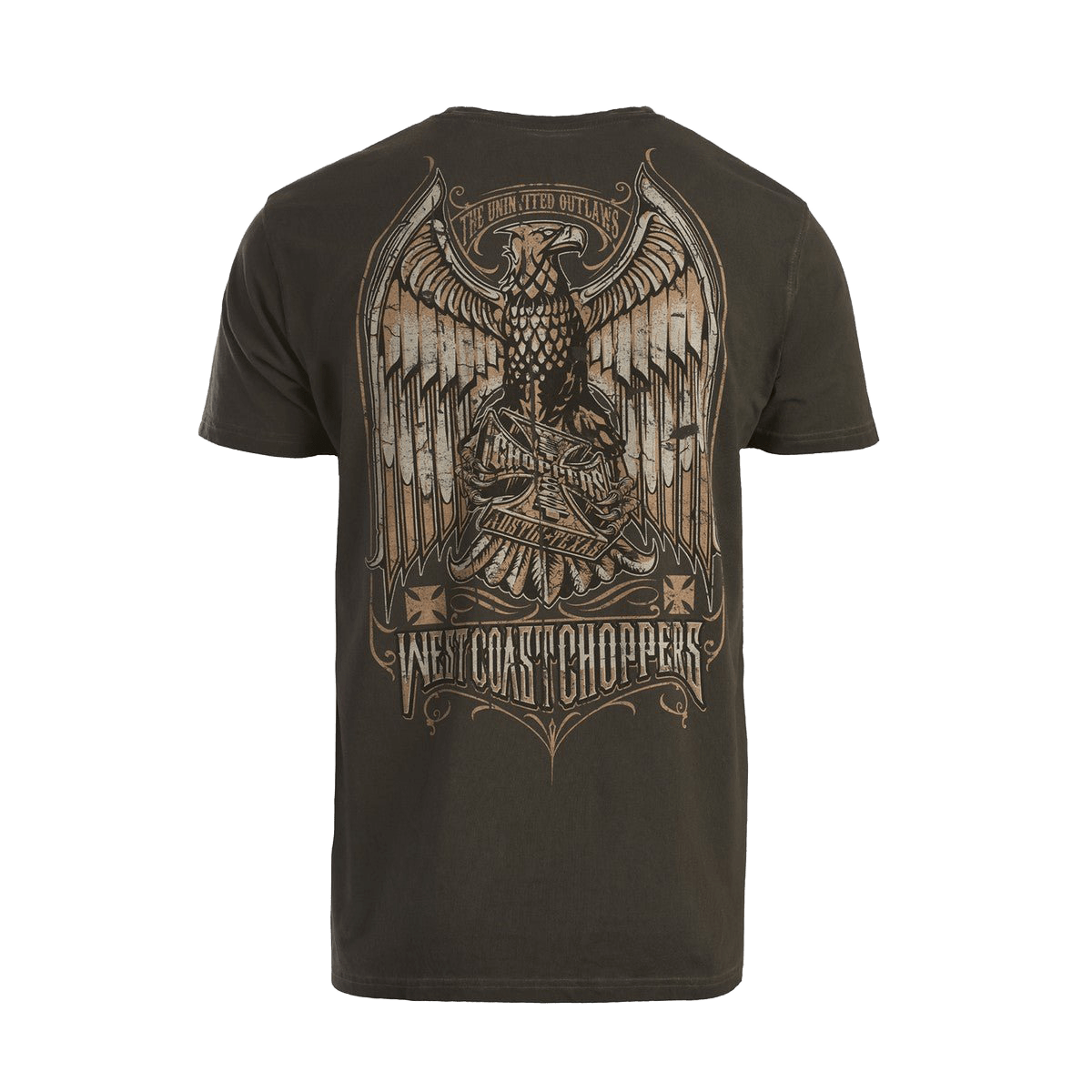 EAGLE CREST CAMISETA - TINTURA A ÓLEO ANTRACITE