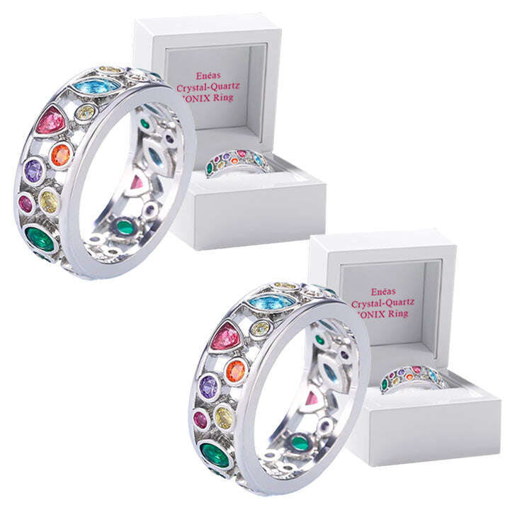 Enéas anel de quartzo de cristal[Último dia!][Venda final!] Preço com desconto