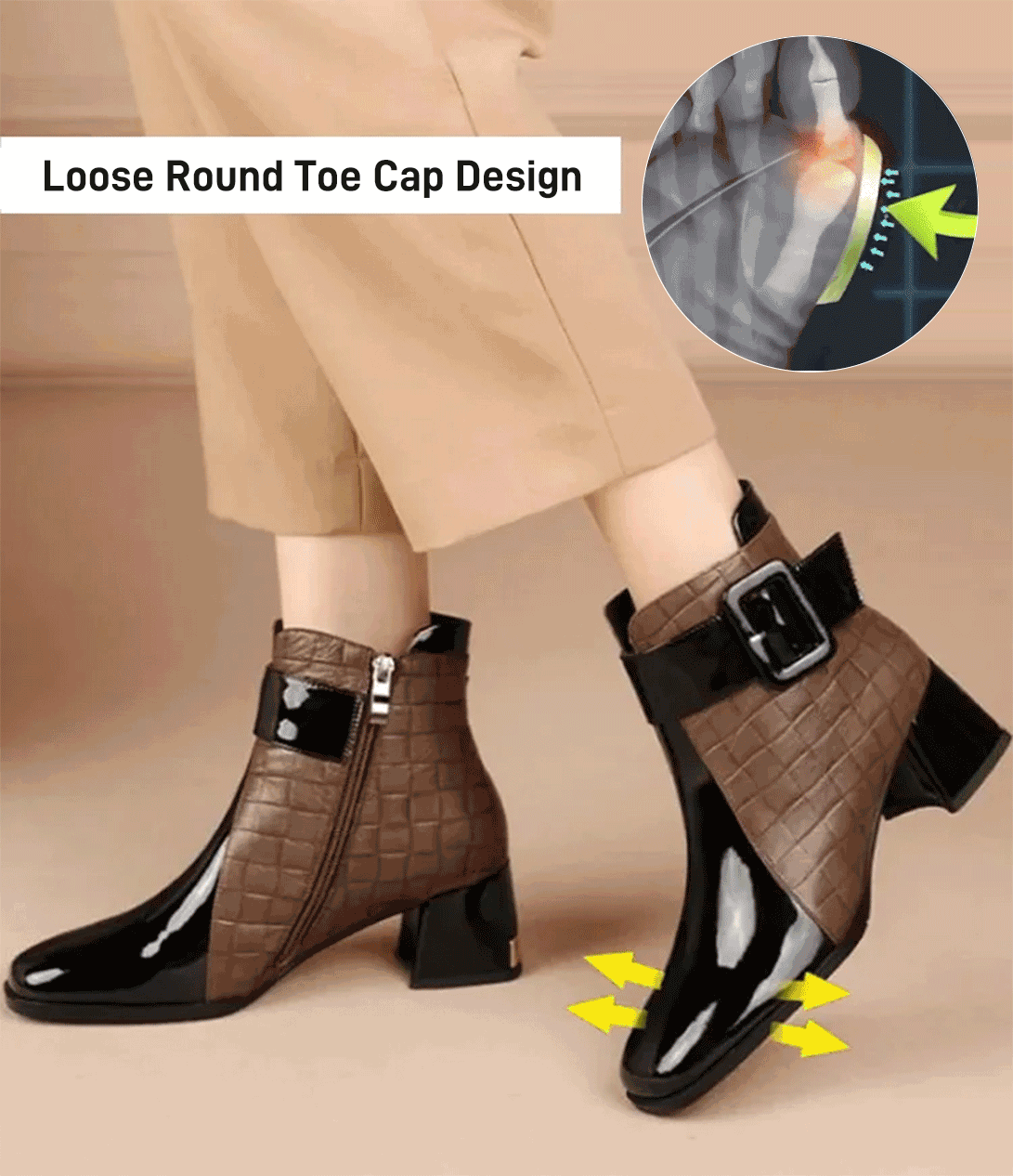 🔥🔥【35-40】✨👢2025 outono e inverno novos sapatos de couro femininos artesanais de alta qualidade