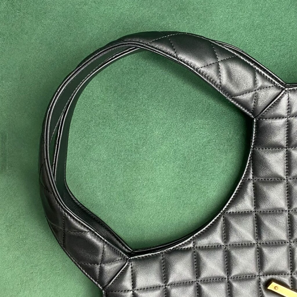 Torba typu tote YSL icare z owczej skóry