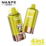 waspe 4in1 100k disposable vape Strawberry banana and strawberry Red Bull and strawberry mango and pink lemonade