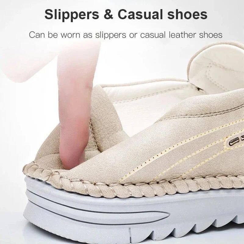 SAPATOS CASUAIS DE COURO MASCULINO