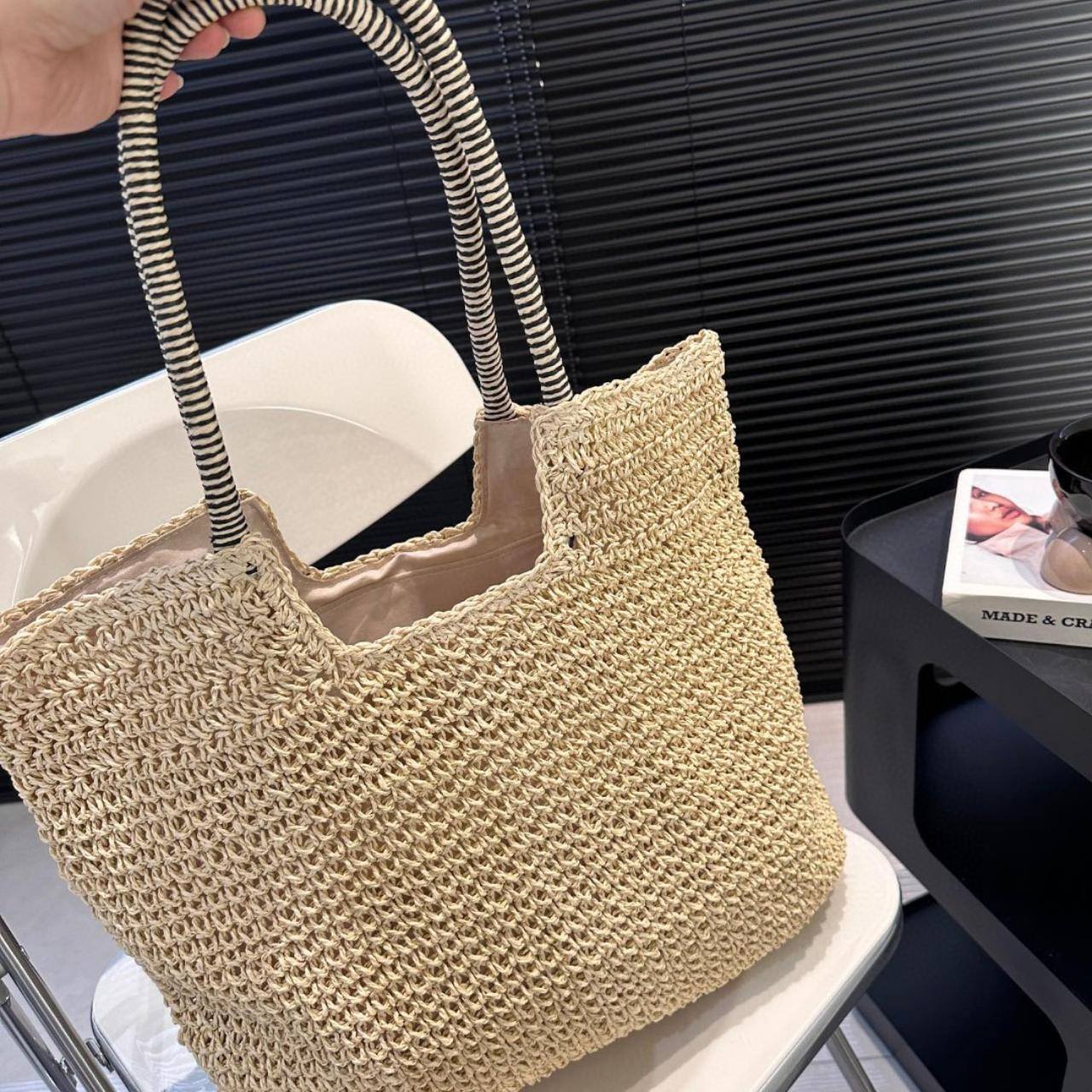 SAINT LAURENT YSL Bag Raffia