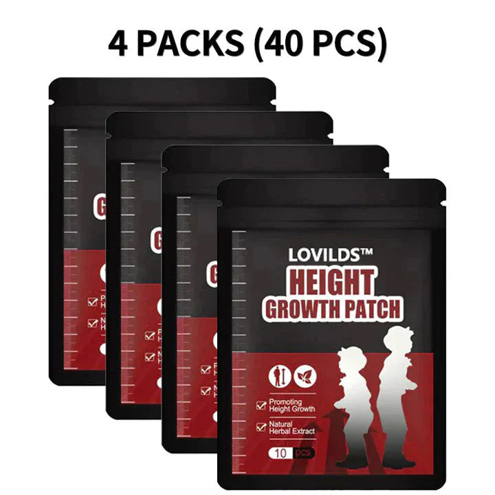 Adesivo para pés com efeito herbal LOVILDS™ para aumento de altura - Desperta o hormônio do crescimento pituitário