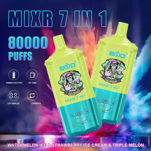 BOOD MIXR 80000 80K Puffs Vapes Random Option (fast delivery)