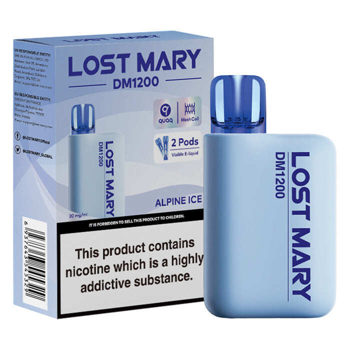 Lost Mary DM1200 Kit Vape descartável