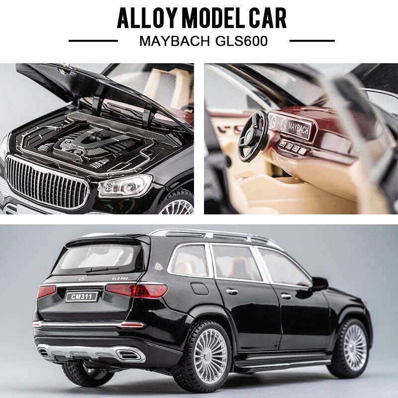 1:24 Mercedes Benz Maybach Gls600 Die Cast