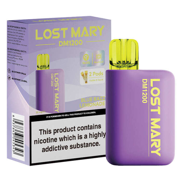 Lost Mary DM1200 Kit Vape descartável