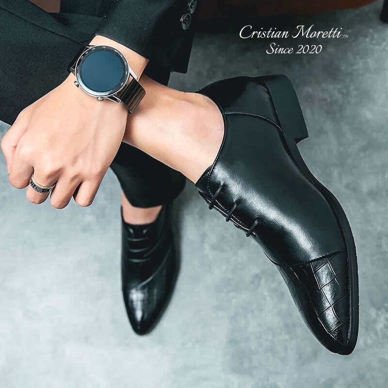 Sapatos Derby de Couro Premium