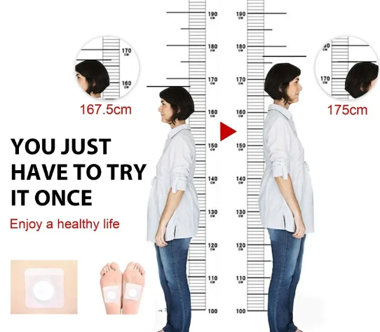 ☀️AAFQ™ Adesivo de aumento de altura de vitalidade de crescimento ☀️ Ajudando você a atingir sua altura ideal