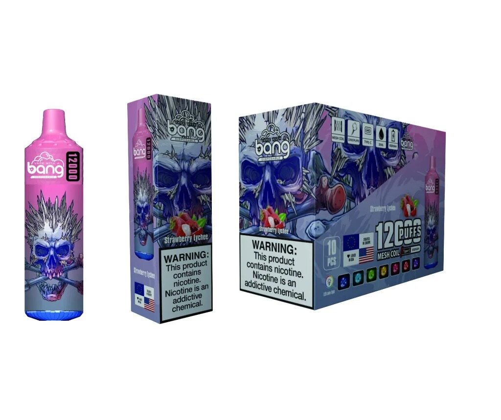 复制dBANG 12000 zaciągnięć 0% 2% 5% Niska zawartość nikotyny Hurtowy zakup jednorazowych waporyzatorów wielokrotnego ładowania