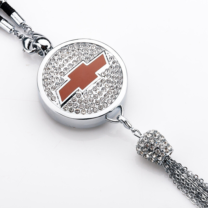 Pingente de aromaterapia com logotipo de carro com diamante de metal