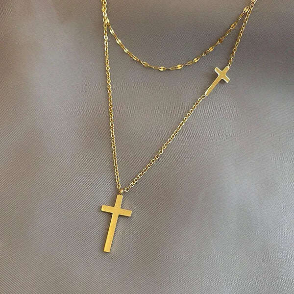 LAYERED CROSS DUO