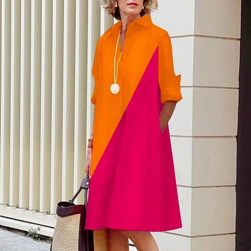 Луксозна бална риза с щампа с елегантна рокля 2024 г