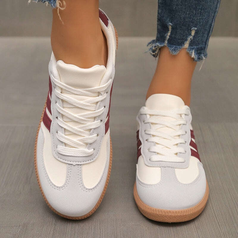 Sapatos ortopédicos femininos elegantes e antiderrapantes com bico redondo
