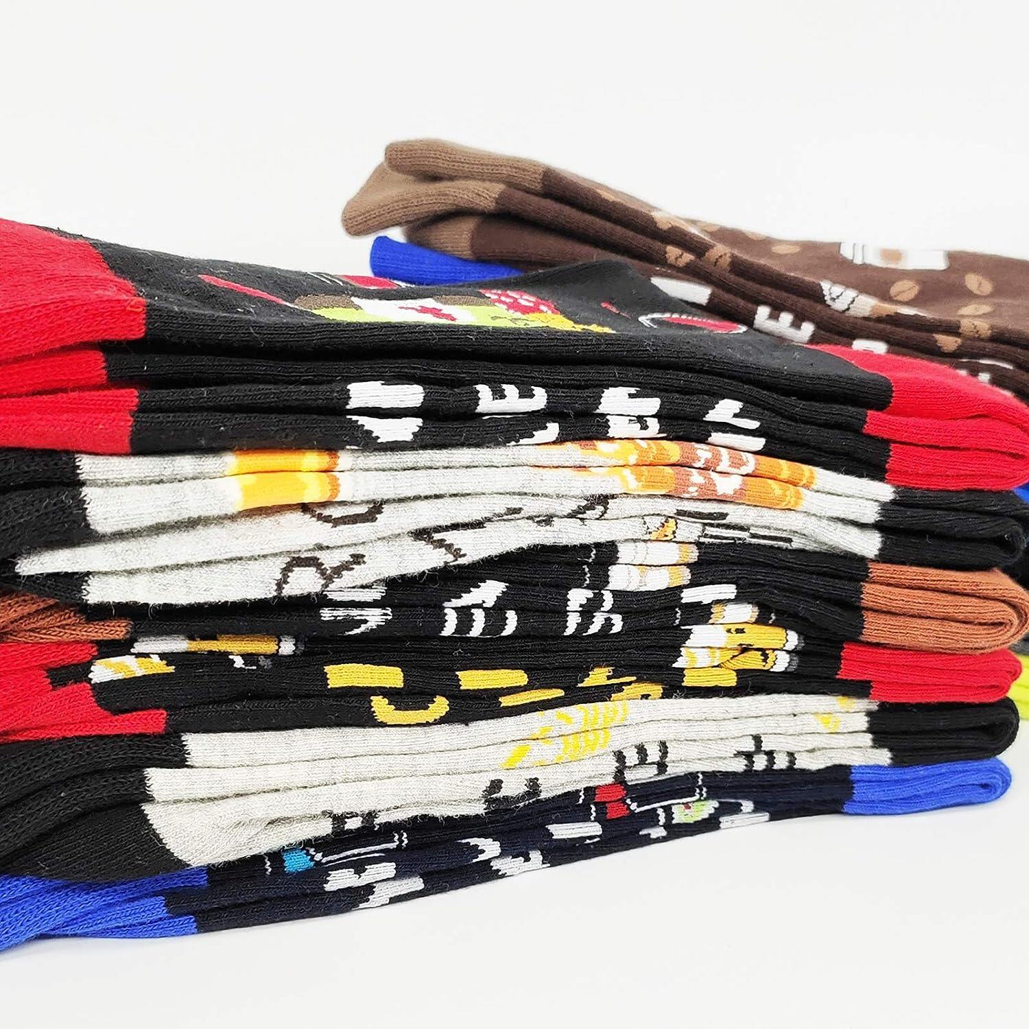 Meias coloridas divertidas