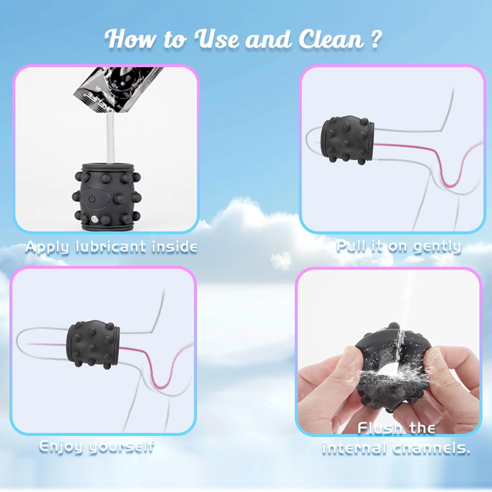 💥2024 г. Нови играчки за двойки - 🏆Вибриращ ръкав за пенис