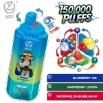 UZY 150K Puffs Vape Kiwi Passion Fruit Guava & Peach Lemon & Love 66