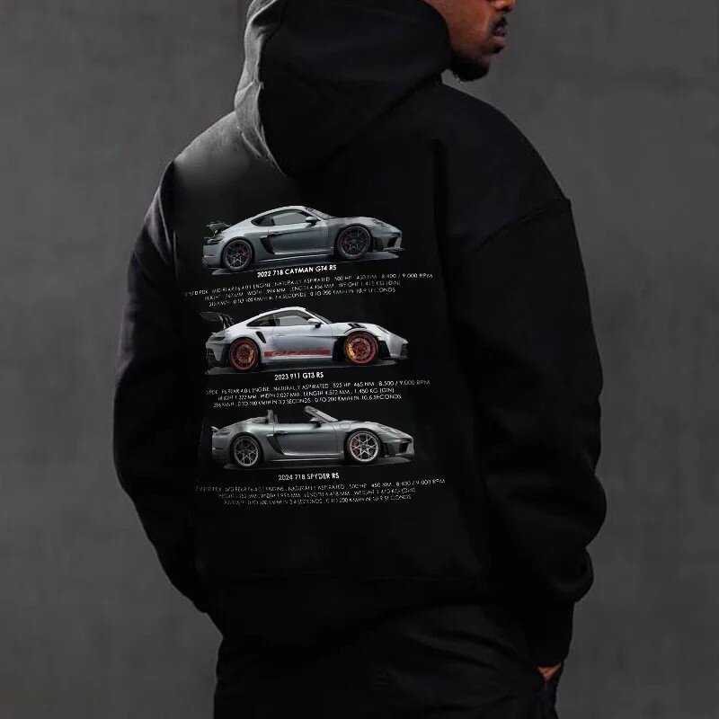 Amazon new men's cross-border printed hoodie heart-shaped pattern hooded sweatshirt hot sale factory supply