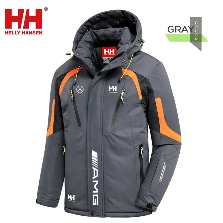 Helly Hansen | Mercedes-Benz AMG - 2025 nová podzimně-zimní nepromokavá a větruodolná teplá bunda