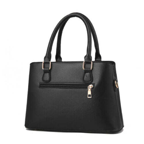 2 peças bolsas de ombro femininas bolsas de ombro conjunto de bolsa de couro PU