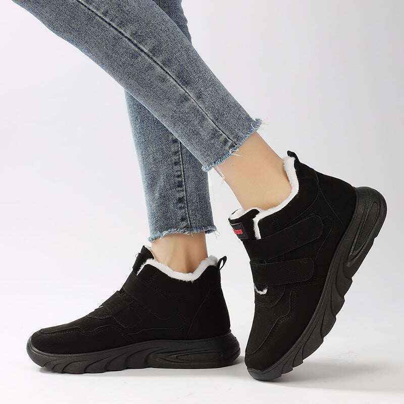 💟[45% de desconto]🔥2024 Novas botas grossas de inverno de algodão puro botas de neve femininas antiderrapantes