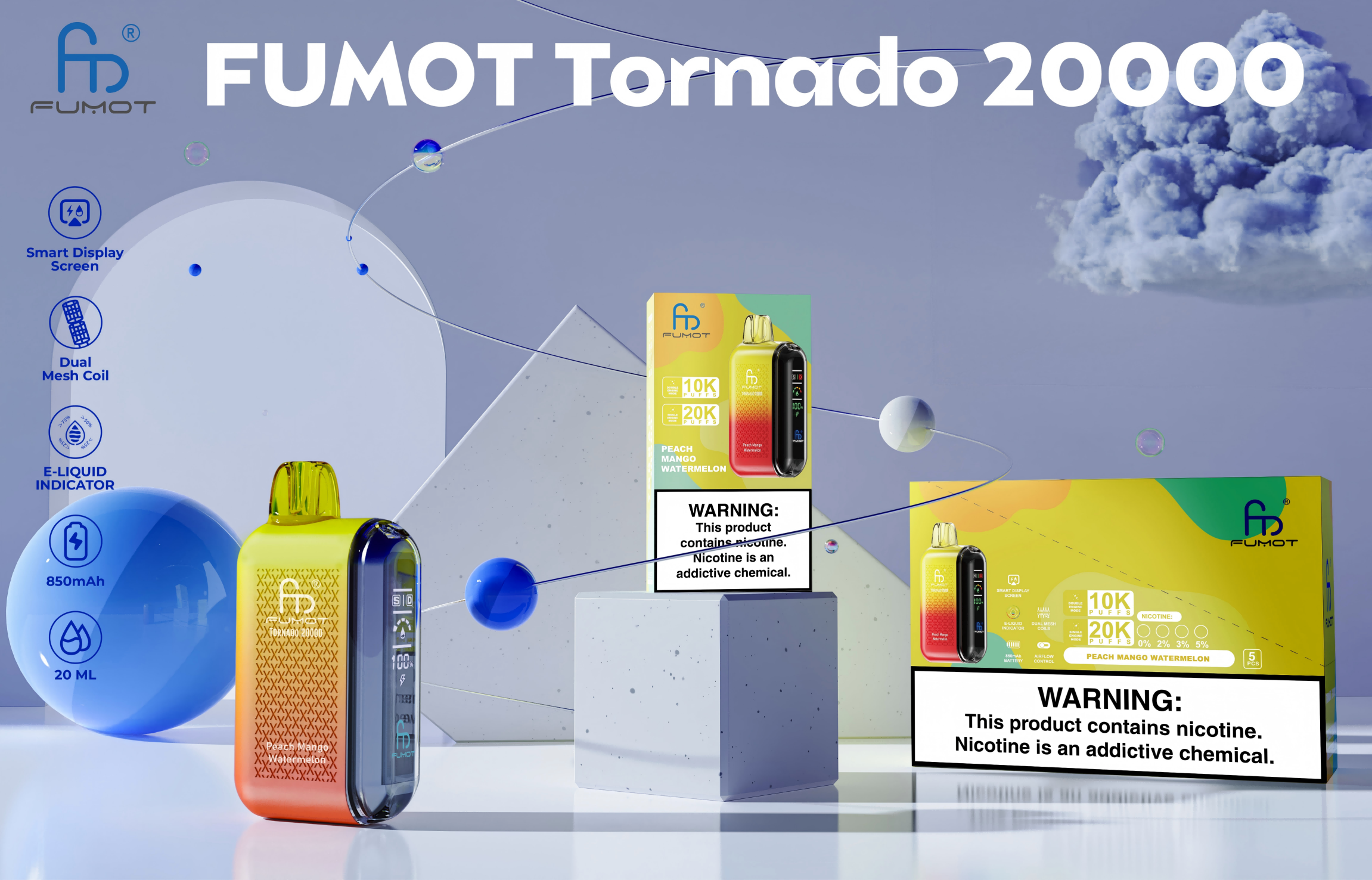 Randm Fumot Tornado 20000