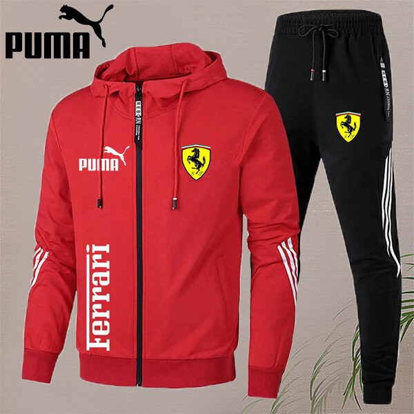 PUMA®2025Kétrészes férfi hétköznapi sportkészlet tavaszra és őszre