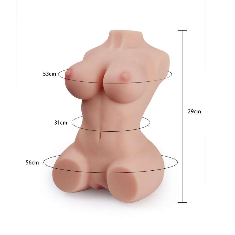 【MiKO】 Masturbador realista Love Doll de 3,6 kg com vagina e ânus 3D