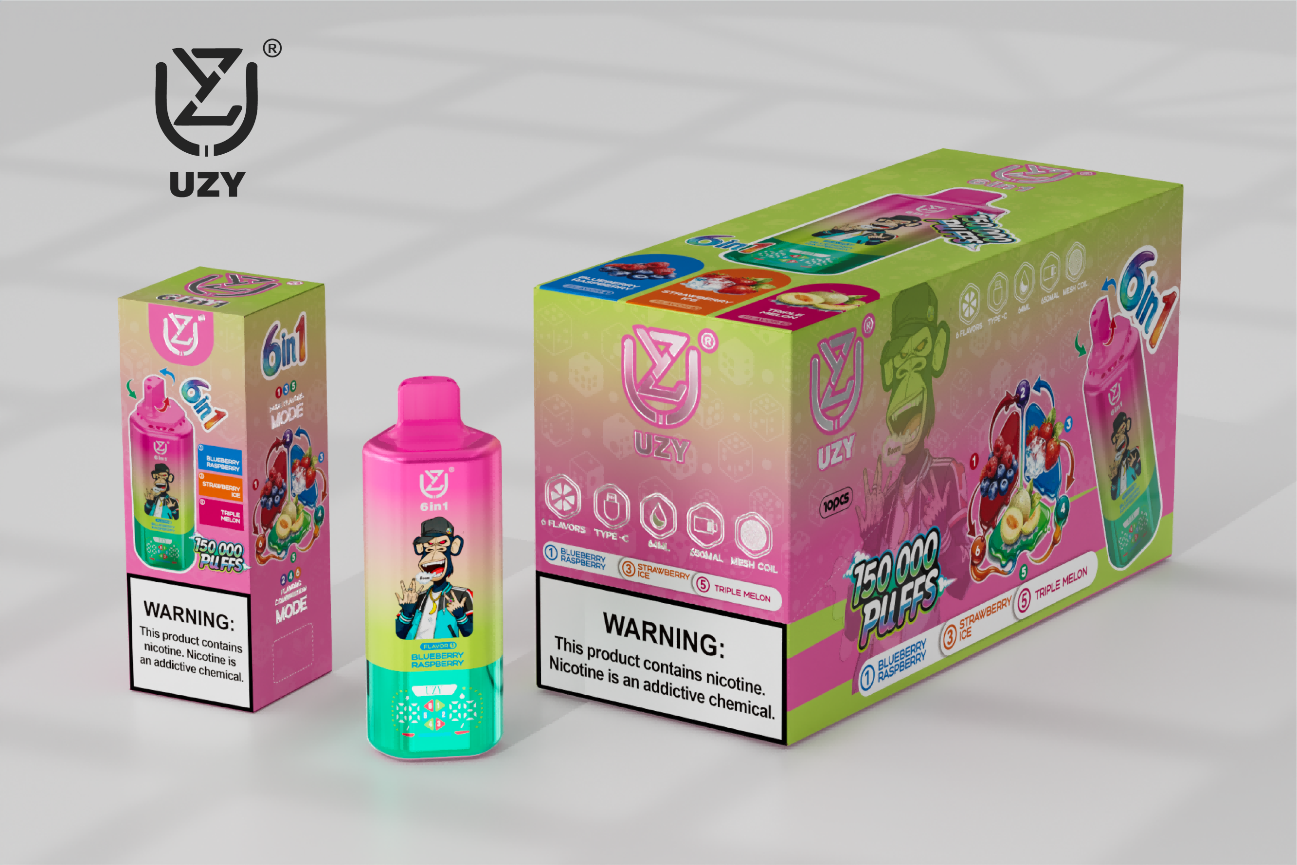 UZY 6 in 1 150000 Puffs5