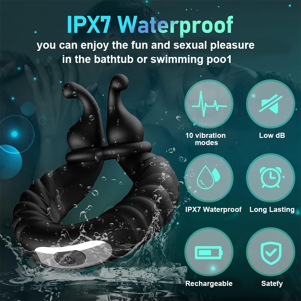 🔥2024 СПЕЦИАЛЕН КОЛЕДЕН ПОДАРЪК-70% ОТСТЪПКА💥💥-ВИБРАТОР С РЕГУЛИРУЕМ ПРЪСТЕН ЗА ПЕНИС