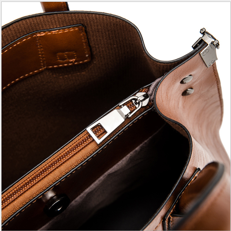 Bolsa de ombro feminina elegante de alta capacidade