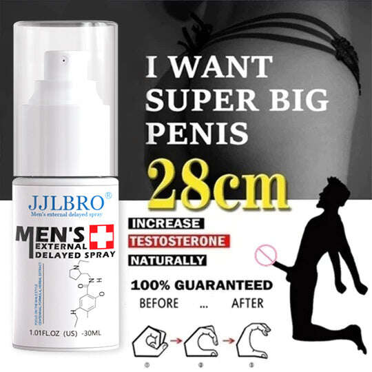 💖JJLBRO® Spray mais forte e retardado de longa duração masculino