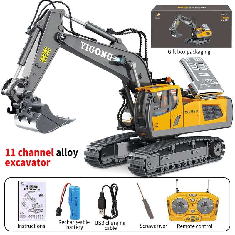 Escavadeira hidráulica completa de metal G308H 1/14 RTR