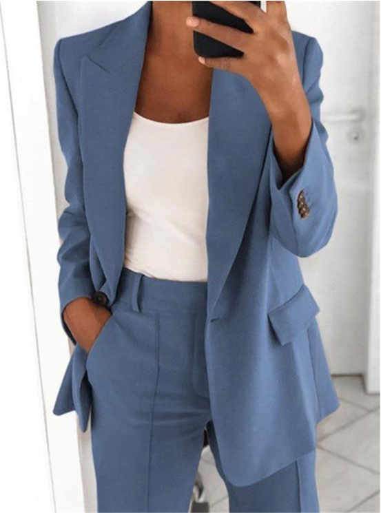 2023 outono e inverno nova moda europeia e americana lapela cardigan fino terno temperamento jaqueta roupas femininas