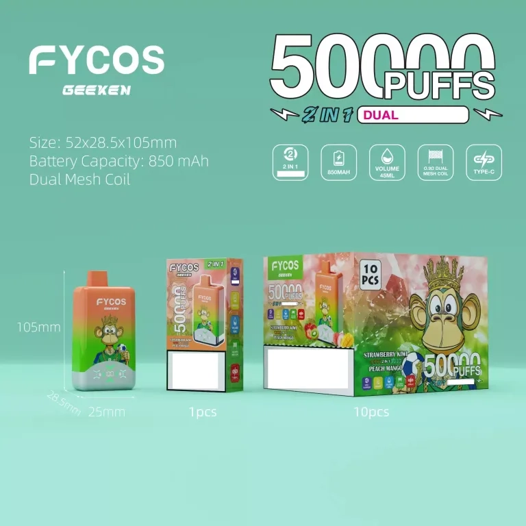 FYCOS Dual Tastes 50000 Puffs Disposable Vape